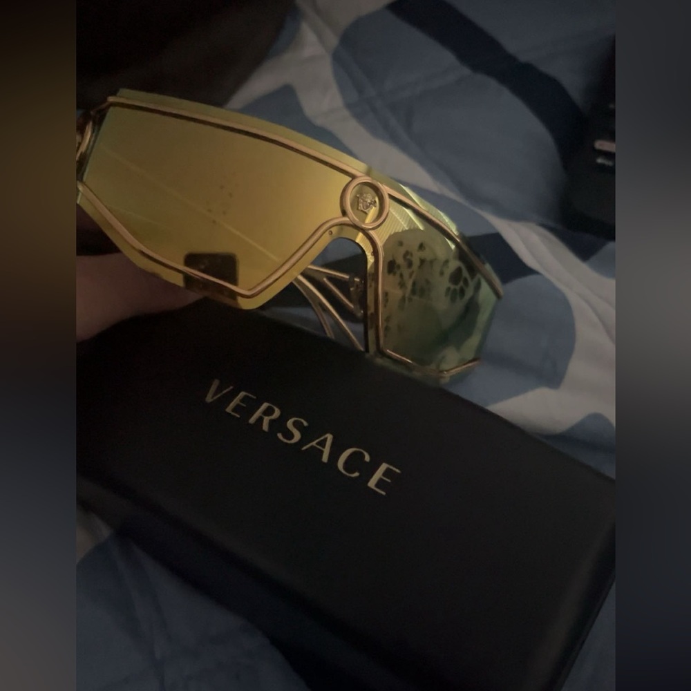 Versace Shield Sunglasses Authentic - image 3
